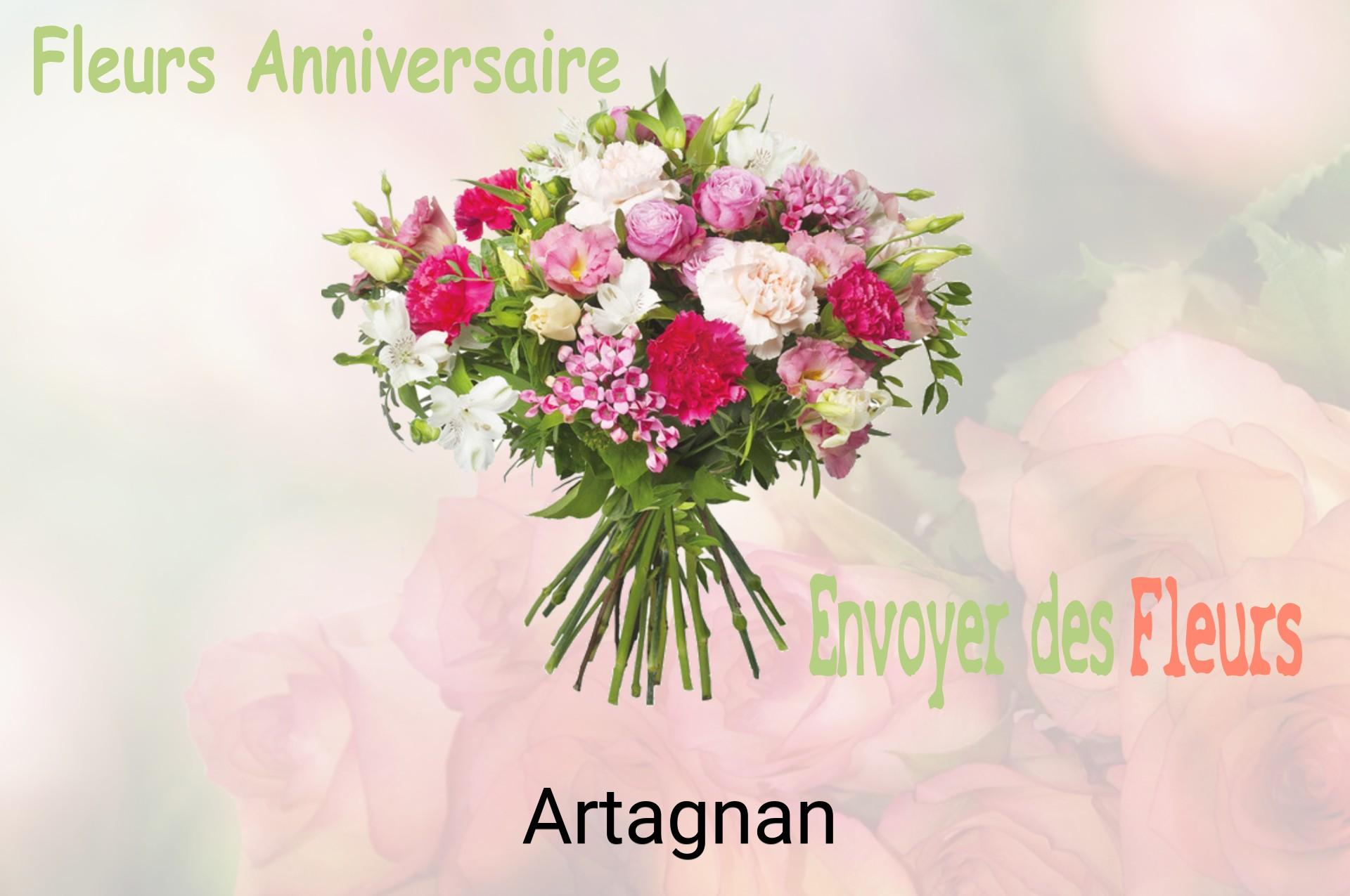 Bouquet de fleurs d’anniversaire livré à Artagnan