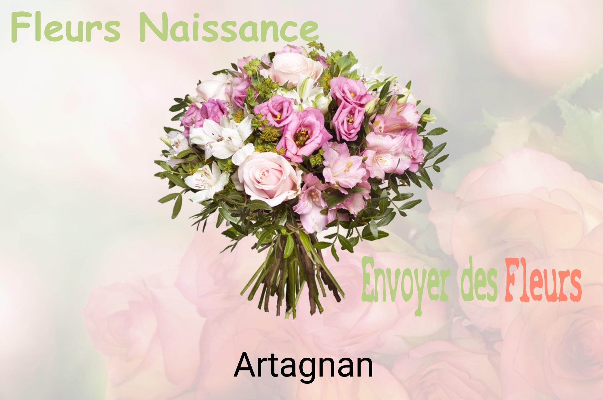 Bouquet de fleurs de naissance livré à Artagnan